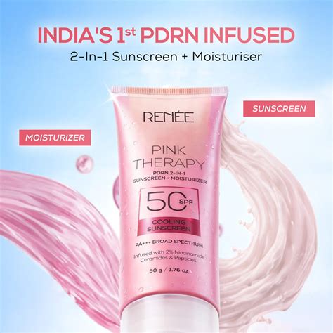 RENEE Pink Therapy PDRN 2-In-1 Sunscreen + Moisturizer | In-Vivo Tested ...