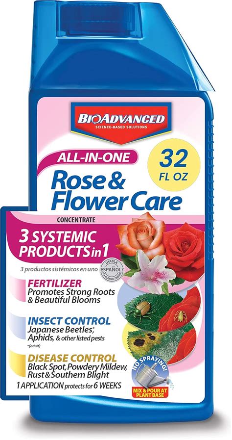 Buy BioAdvanced 701260B 32Oz All in 1 Rose Care, 32 oz, Concentrate ...