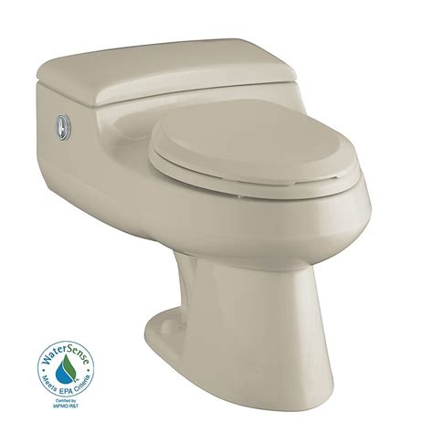 KOHLER San Raphael Sandbar Dual Flush Chair Height WaterSense Toilet 12 ...