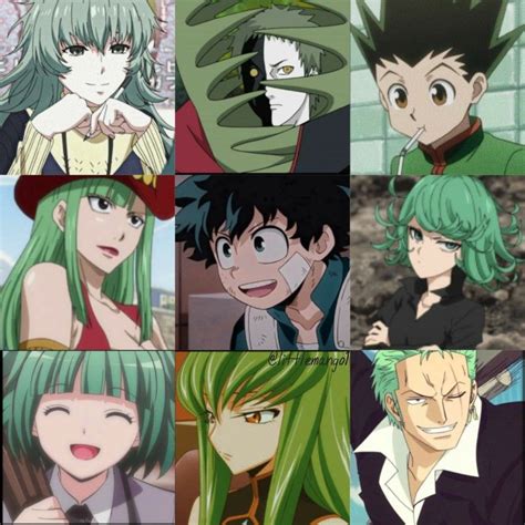 Best Green Hair Anime Characters at Shelley Morgan blog