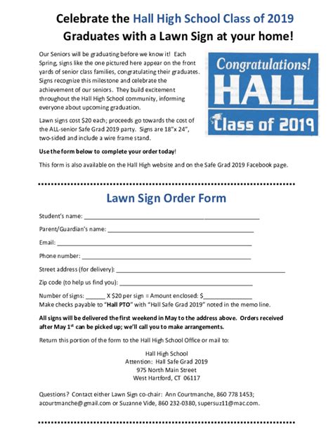 Fillable Online www.whps.org uploaded SchoolsHall High School PTO ...