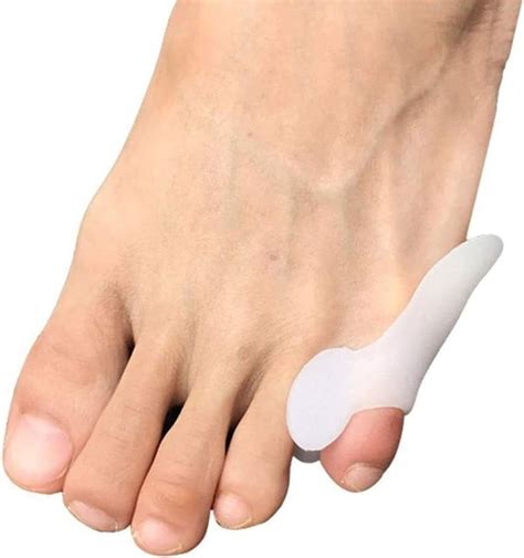 Soft Gel Tailor‘s Bunion Corrector Pads - Little Toe Bunion Guard - Corns/Callus Relief Wrap ...