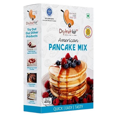 Dry Fruit Hub Pan Cake Premix Eggless 400gms Pan Cake Mix,Pan Cake ...