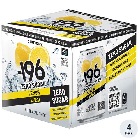 -196 Lemon Zero Sugar Vodka Seltzer | Total Wine & More
