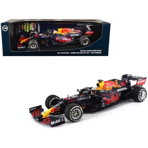 Buy Honda Red Bull Racing RB16B #33 Winner F1 Abu Dhabi GP (2021) w/Pit ...