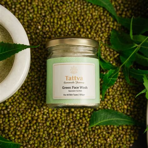 Green Face Wash (मुद्ग) – Tattva Homemade Skincare