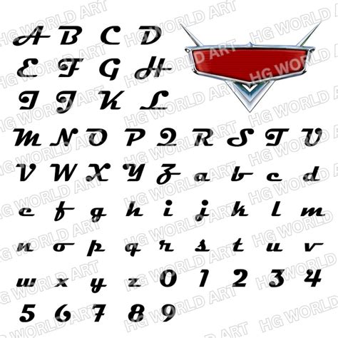 Cars Font, Cars Emblem Svg, Cars Logo Svg, Cars Svg, Cars Font Svg, Cars Font Cricut, Cars Font ...