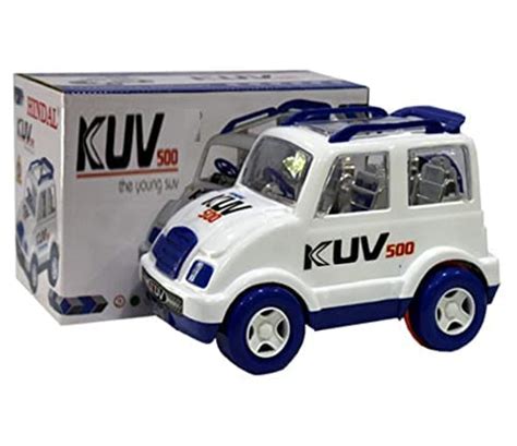Game Phactory Friction Powered Push Back Car Toys for Kids, KUV Car Toy ...