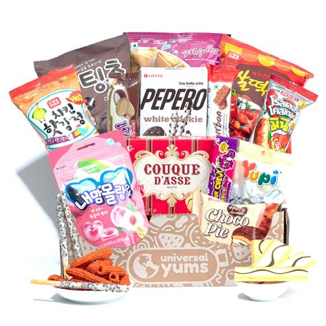 Buy Universal Yums Asian Snack Box | Exotic Variety Pack from Korea ...