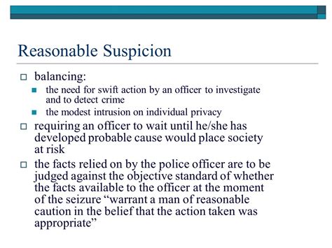 Chapter 4 Stop and Frisk. Introduction Terry v. Ohio reasonable ...