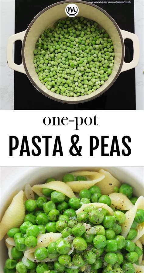 Pasta with peas – Artofit