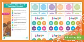 Mixed Times Table Bingo KS2