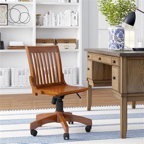 Cool Wood Desk Chairs