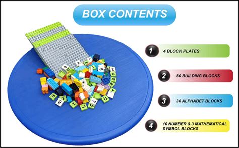 Shopster Fun and Educational Building Set for Kids: Four Wall Block ...