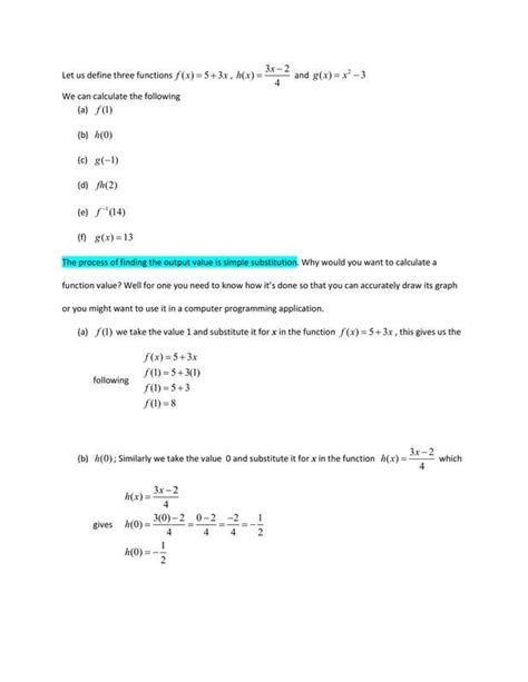 Image result for CSEC Math Functions