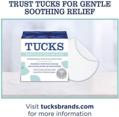 Tucks Medicated Cooling Hemorrhoid Pads - 100-Count [Healthcare ...
