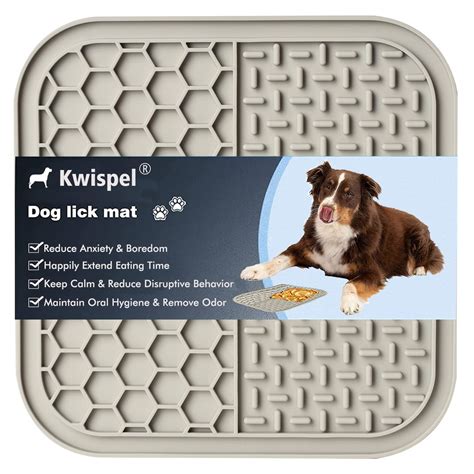 Buy Agudo Silicone Dog Lick mat pet Bath Peanut Butter Lick pad ...
