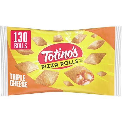 Totino's Pizza Rolls, Triple Cheese Flavored, Frozen Snacks, 130 ct ...