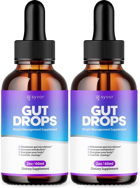 Amazon.com: (2 Pack) Gut Drops, Official Gut Drops Liquid Supplement ...