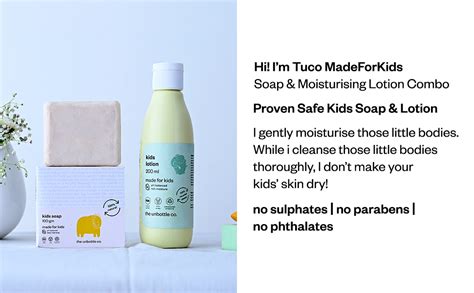 THE UNBOTTLE CO TuCo Made-for-Kids Natural PH-Balanced Soap- 100 GM ...