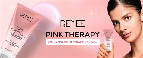 Buy RENEE Pink Therapy Collagen Night Wrapping Face Mask | For Young ...
