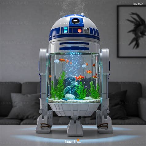R2-D2 Shaped Aquarium - Star Wars Inspired Fish Tank for Home Decor ...