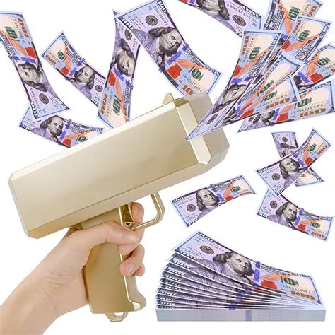 Buy Tinabless Money Gun Shooter - Prop Guns for Movies Props, Money Gun ...