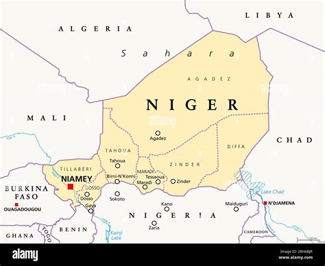 Republic of the Niger, a landlocked country and unitary state in West ...