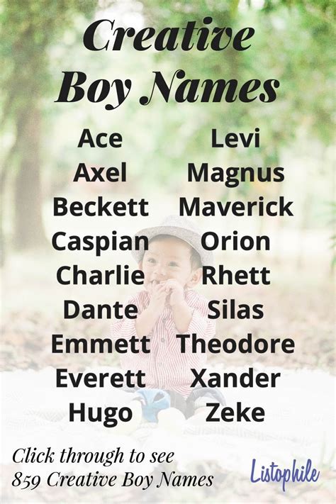 Creative T Boy Names at William Deas blog
