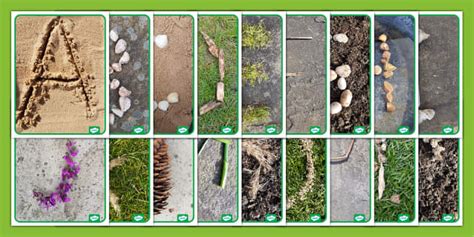 Alphabet Nature Posters (teacher made) - Twinkl