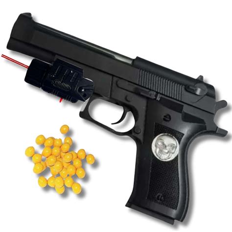 Mallexo 1000PC 6mm BB Bullets Guns with Laser Light Gun Toys for Boys ...