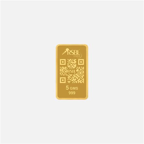 5gm 999 purity gold bar – RSBL eCoins
