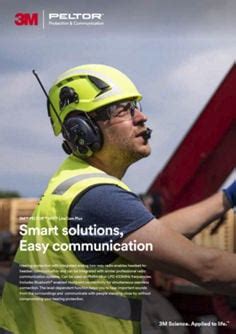 3M™ PELTOR™ WS™ LiteCom Plus Headset LPD433 MHz, Analog, Helmet ...