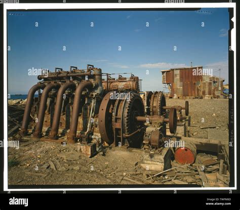 POWER GENERATORS AT EAST END, LIGHTERAGE BUILDING IN BACKGROUND, FRONT ...