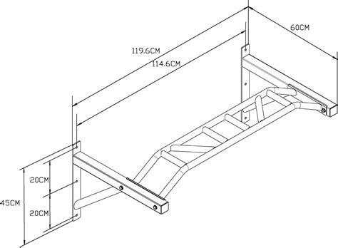 GYM MASTER Heavy Duty Wall Mounted Pull Up Bar with Multi Grip India | Ubuy