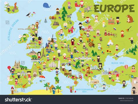 Europe Map for Kids 的图像结果