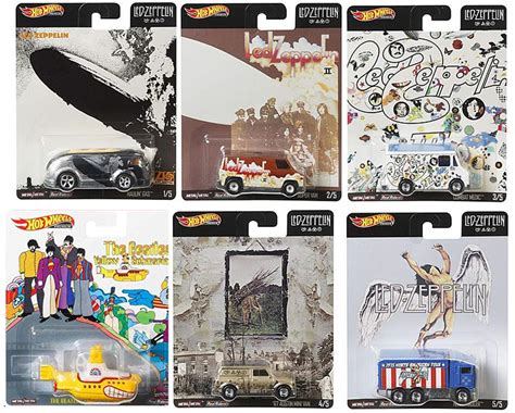 Hot Wheels Pop Culture LED Zeppelin Complete Set of (5) : Amazon.in ...