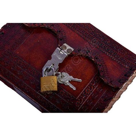 Leather Journal With Lock And Key Manufacturer, Supplier from Udaipur
