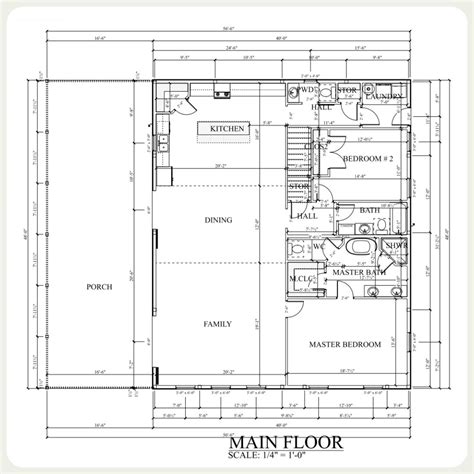 12 Incredible 40x50 Barndominium Floor Plans