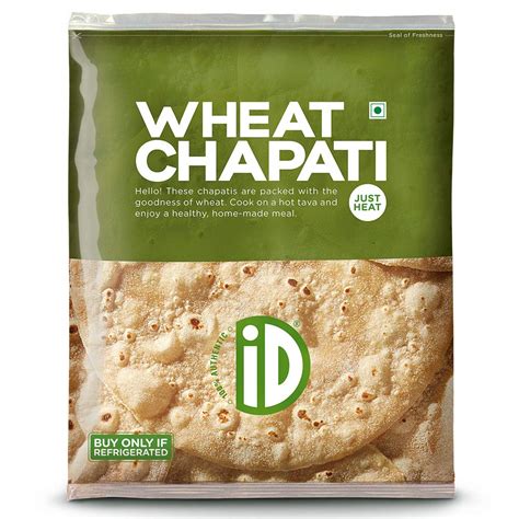 Id Fresh Food Whole Wheat Chapati, 400 g : Amazon.in: Grocery & Gourmet ...
