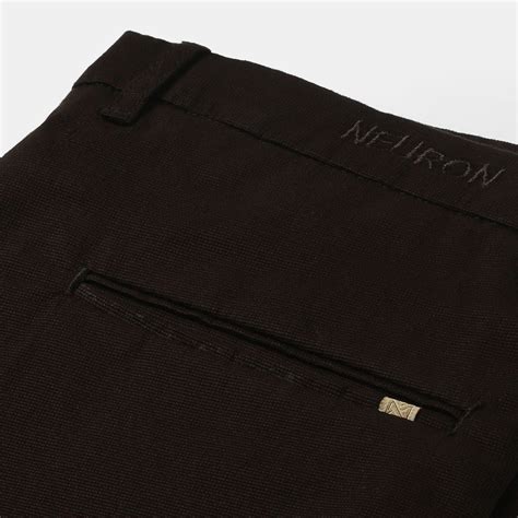 Men Chocolate Brown Dobby Trouser– Neuronlifestyle
