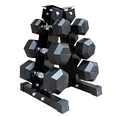 Buy Leiyini 3-Tier Dumbbell Storage Rack Stand A-Frame Multilevel Hand ...