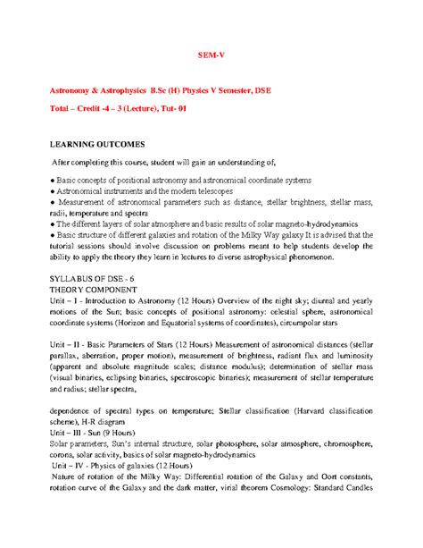 Physics DSE Notes: Astronomy, Electronics, Solid State & Numerical ...