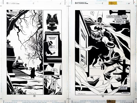 Tim Sale - Batman: The Long Halloween 5 pages 5 & 6, in Marc W's 03 ...