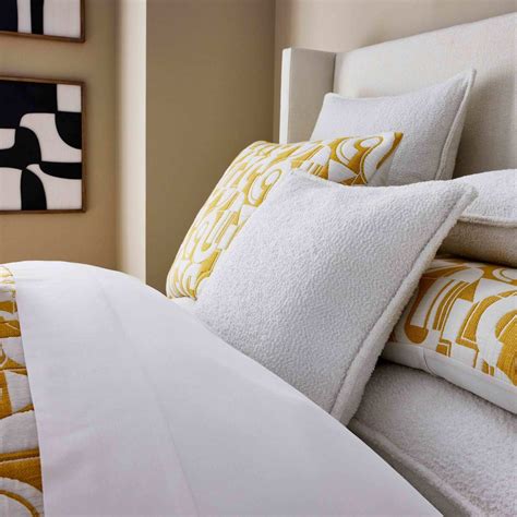 Crosby St. White Soft Textured Boucle Throw Pillow, 24"