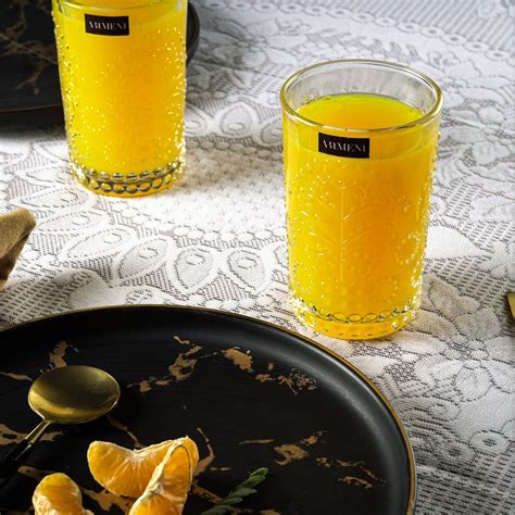 Modern Art Engraved Floral Design Glasses – The Artment