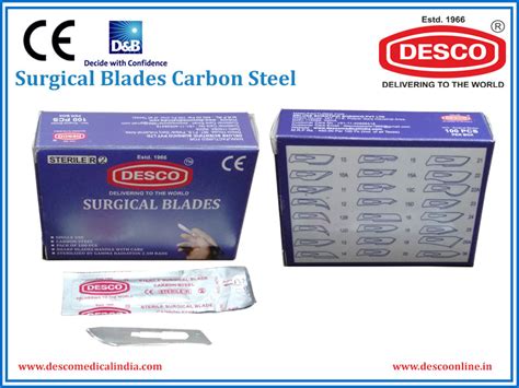 Surgical Blades Carbon Steel | Manufacturer, Exporter & Supplier ...