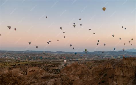 Premium Photo | Turkey balloons cappadocia goreme kapadokya sunrise in ...