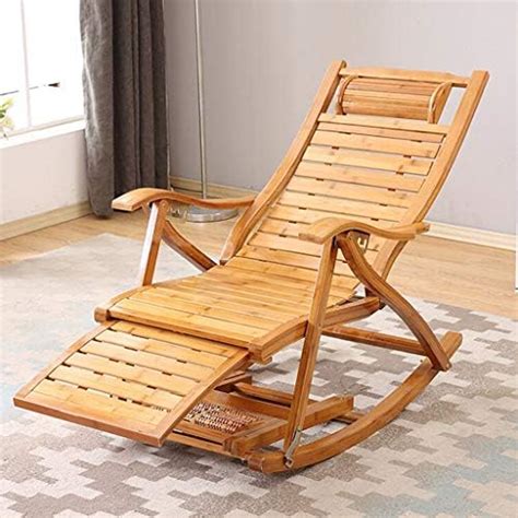 SHINE WOOD ART Teakwood Modern Ergonomic Rocking Chair (Dark Brown ...