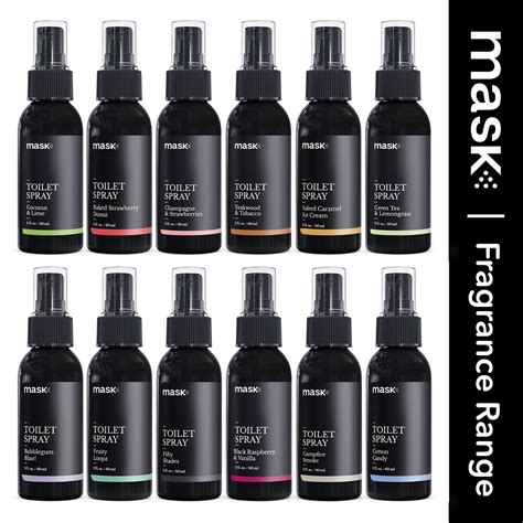 Mask Toilet Spray, Coconut & Lime Scent, 2-Ounce, 3-Pack, Odor ...